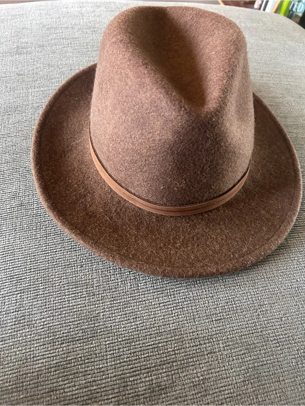 Stetson Crushable Wool Felt Fedora - Brown